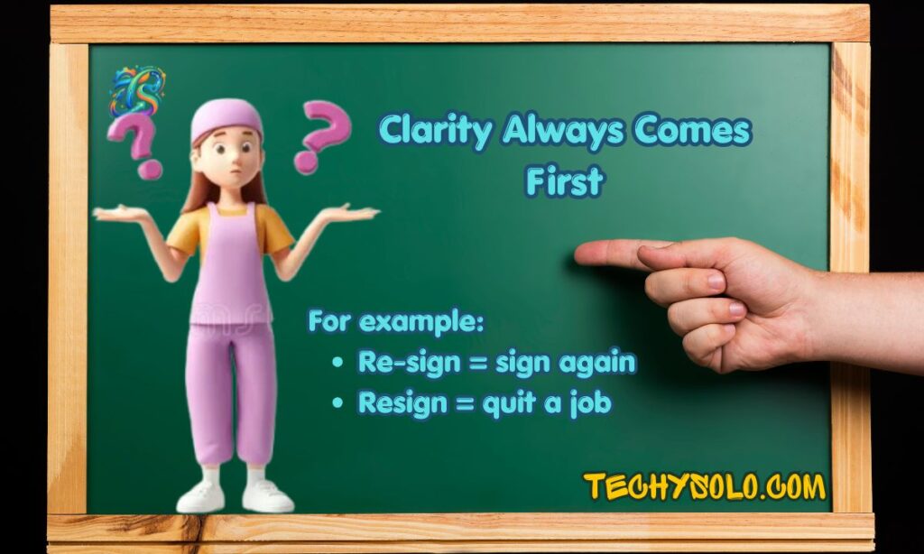 Clarity Always Comes First