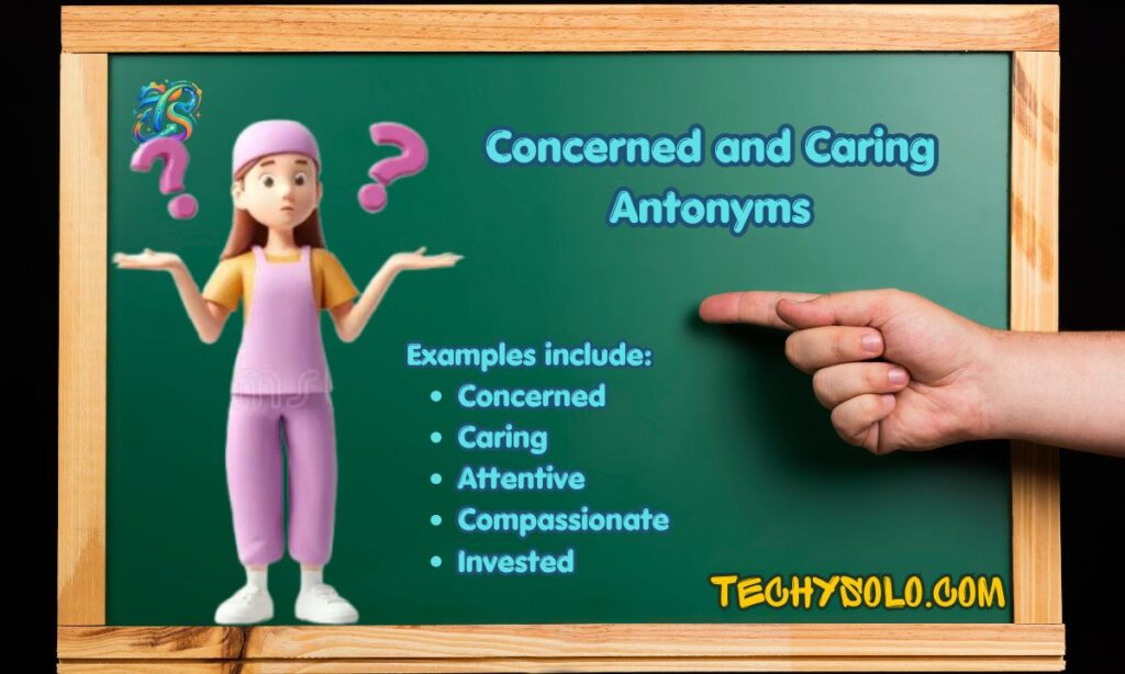 Concerned and Caring Antonyms