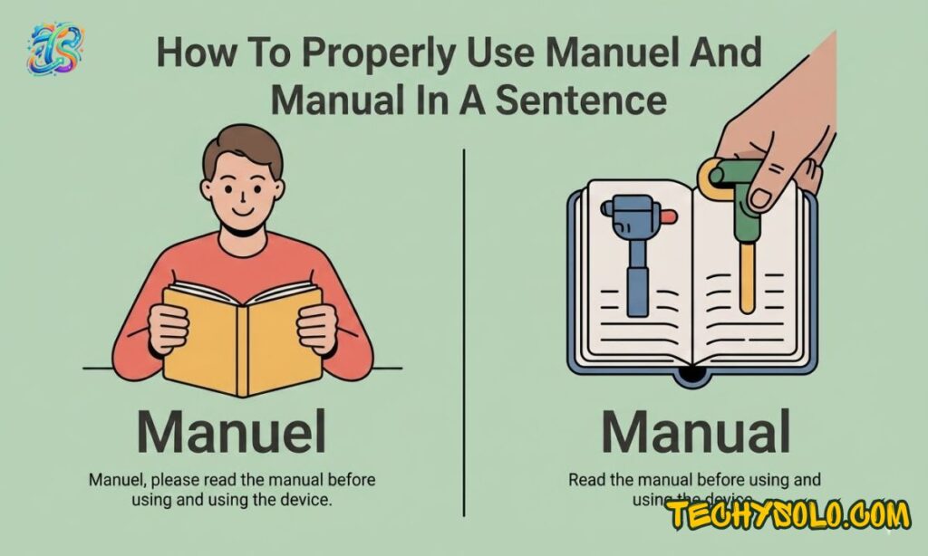 How To Properly Use Manuel And Manual In A Sentence